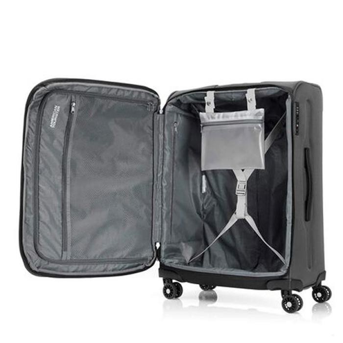 Koper American Tourister Maxwell Spinner Softcase 25 inch Medium Size