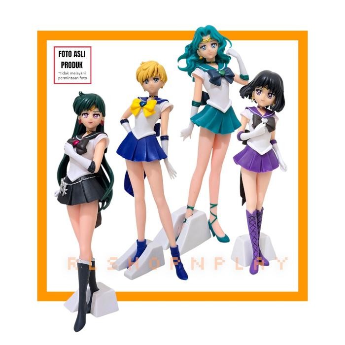 Figure Sailormoon Outer Senshi Sailor Neptune Uranus Pluto Saturn