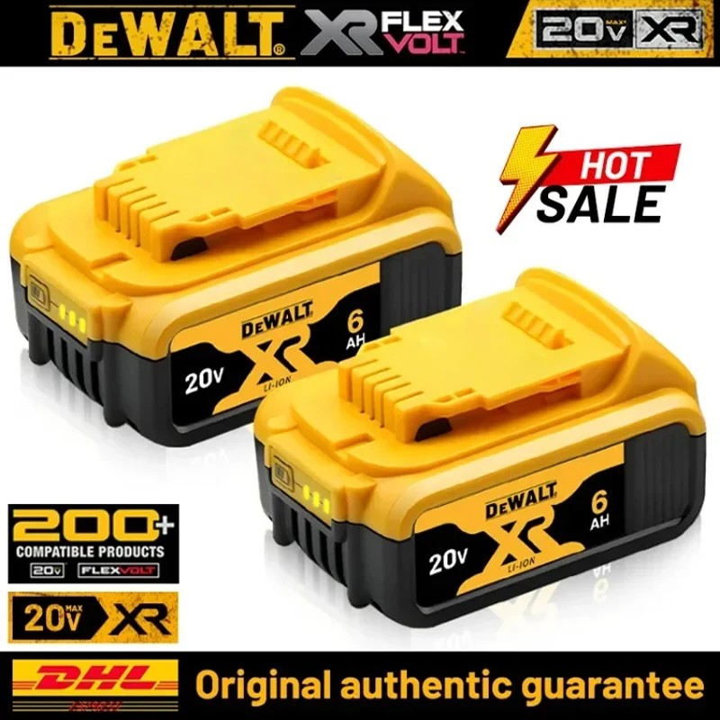 Original-DEWALT battery 20V, 5AH, rechargeable lithium-ion battery, DEWALT, DCB115, DCB118, fast