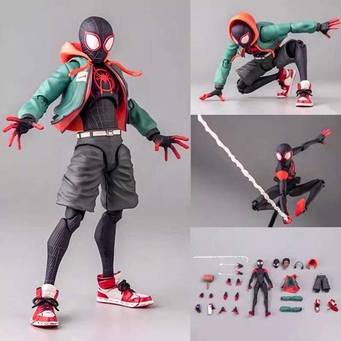 Action Figure spiderman miles morales spider verse
