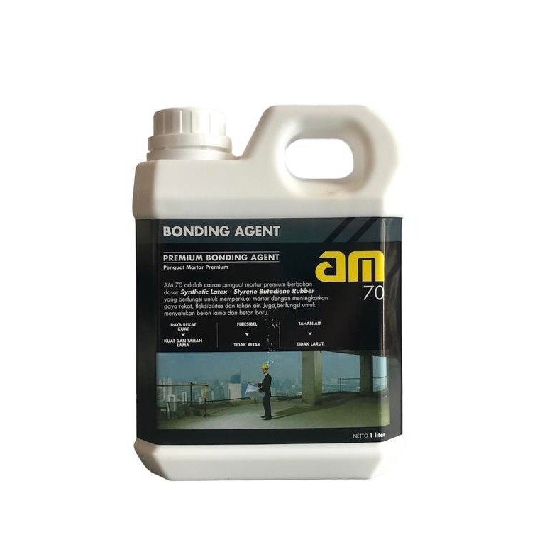 

Am 70 Perekat Beton Area Terendam - Lem Mortar Premium 1 Liter