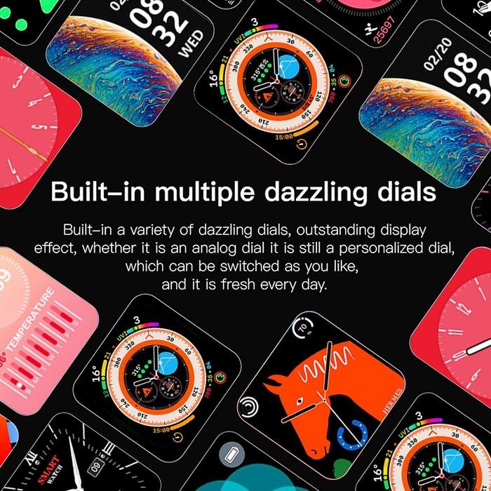 (Expert) INONE 1.99'' IPS Full Touch Screen Smartwatch for Android & iOS