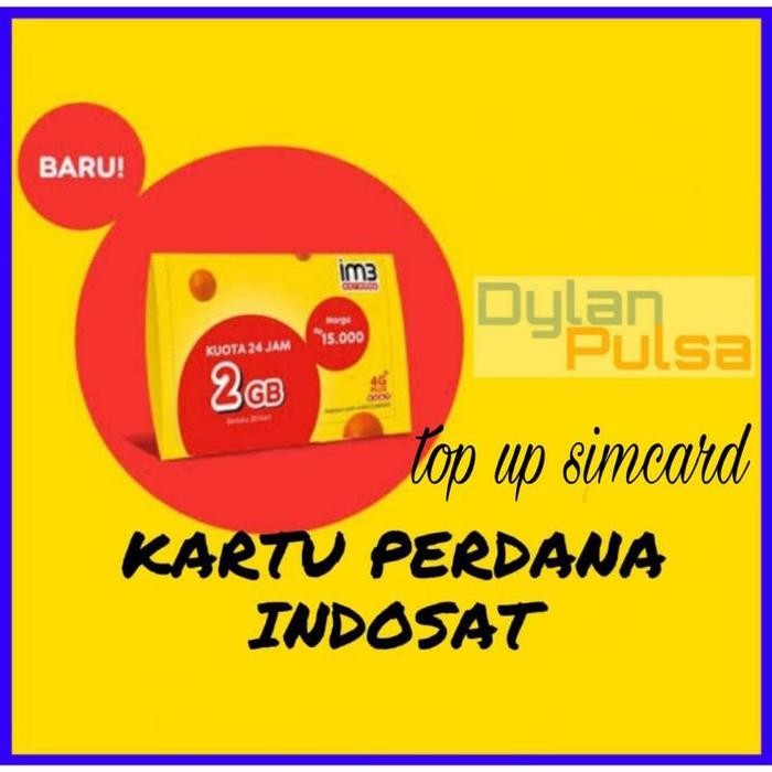 (Expert) jual kartu perdana indosat + topup simcard