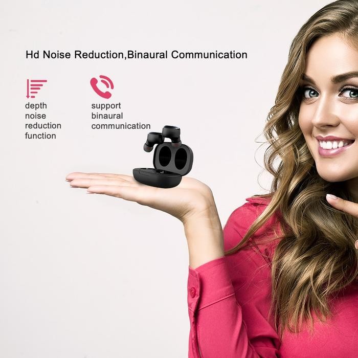 (Expert) Inone TWS Earphone Bluetooth Wireless Earbud BT 5.0 Intelligent