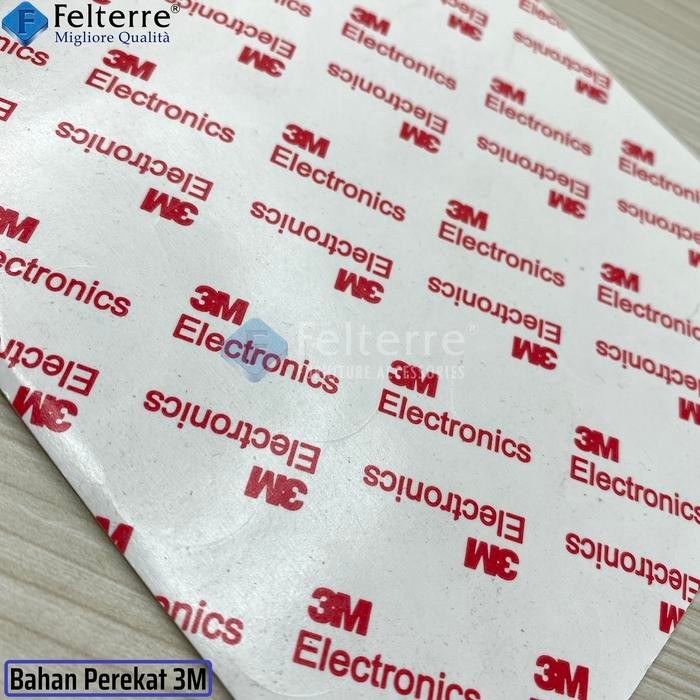 KARET DUMPER KACA FELTERRE TATAKAN MATA IKAN 3M PEREDAM PINTU