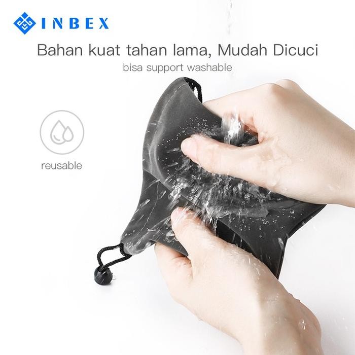 (Expert) INBEX Earphone Cable Storage Bag Handphone Accessories Bag 10*20cm