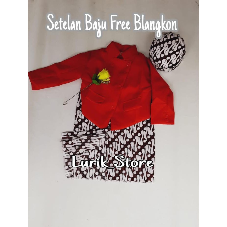 Set Beskap Jawa Anak Bayi Umur 2 Bln - 10 Tahun / Baju Adat Jawa Anak Laki / Beskap Anak / Beskap