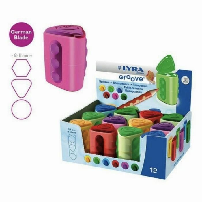 

FLASH SALE SERUTAN RAUTAN PERAUT PENSIL LYRA GROOVE JUMBO 2 LUBANG