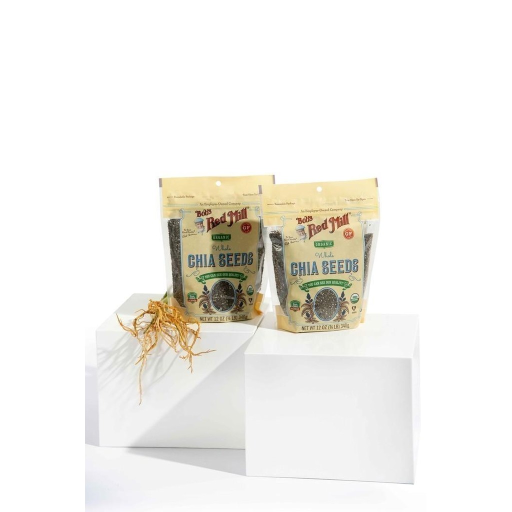 

Bob's Red Mill Organic Whole Chia Seeds 340 gr GF - Vegan - Keto