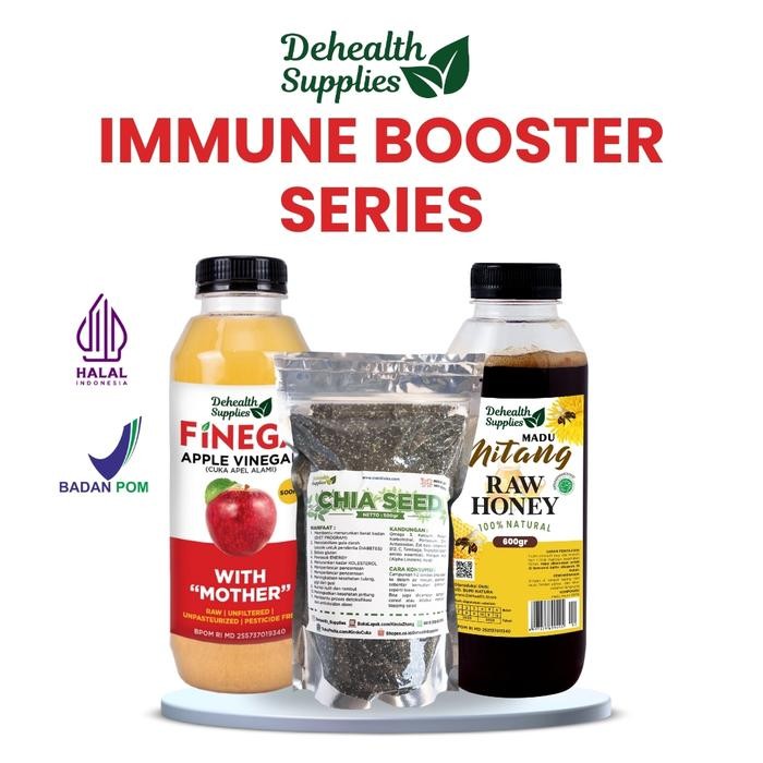 

Dehealth Supplies IMMUNE BOOSTER Series 500ml (chia seed 500gr)