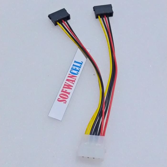 Best Quality Kabel Power Sata Cabang 2 /Kabel Power Sata Molex (Ide) Spliter Sata