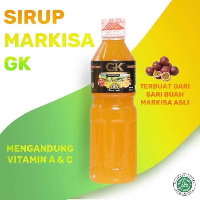 

Sirup Markisa Asli Gk Black Label 1 X 1000Ml Gratis Ongkir