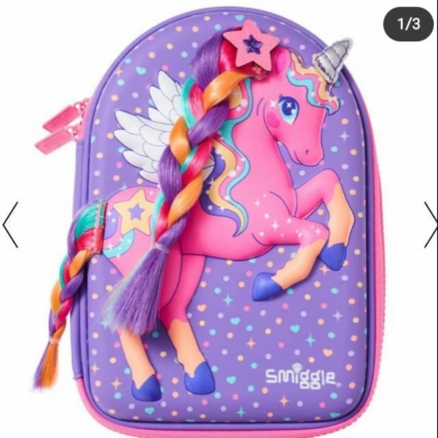 

Smiggle Unicorn 3D pencil case / tempat pensil unicorn SMiggle