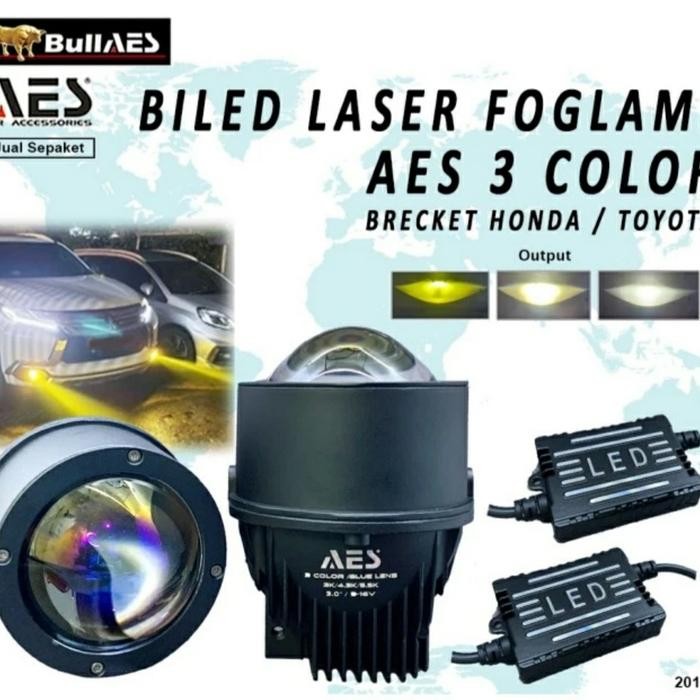 Terbaru Lampu Foglamp Biled Q3 Aes 45W / Projector Biled Foglamp Aes 3 Inch Best Seller