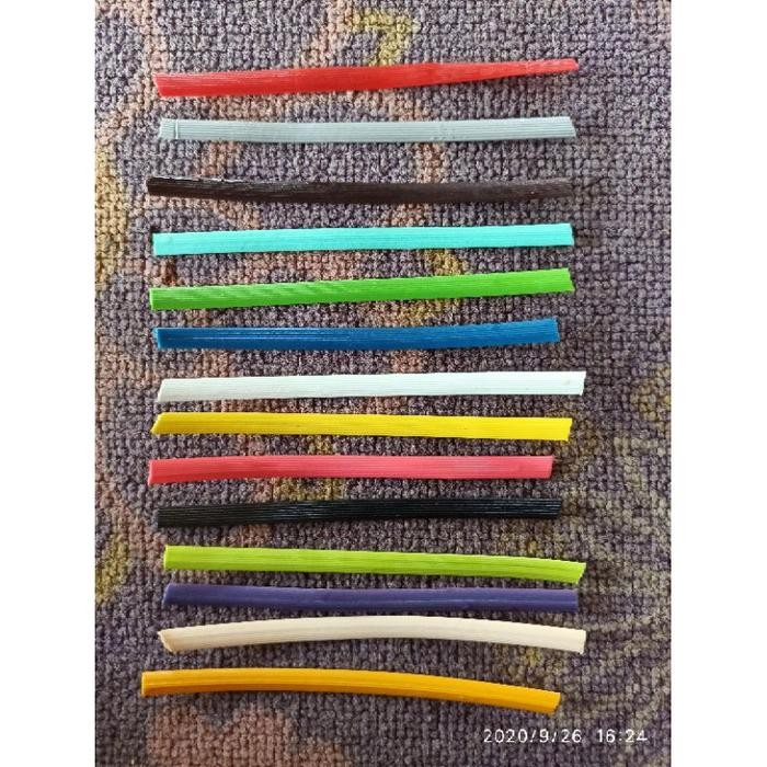 PREMIUM Bahan Anyaman Rotan Sintetis Pipih Plastik 1 Kg