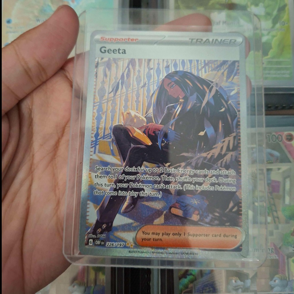 Geeta Super Art Rare/Super Illustration Rare Obsidian Flame English 226/197 Pokemon TCG English / In