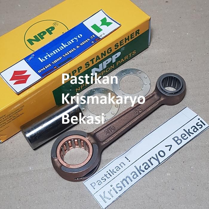 PREMIUM Stang Seher Satria 2 tak Hiu 2t lumba Ori Npp Stang Piston 2tak