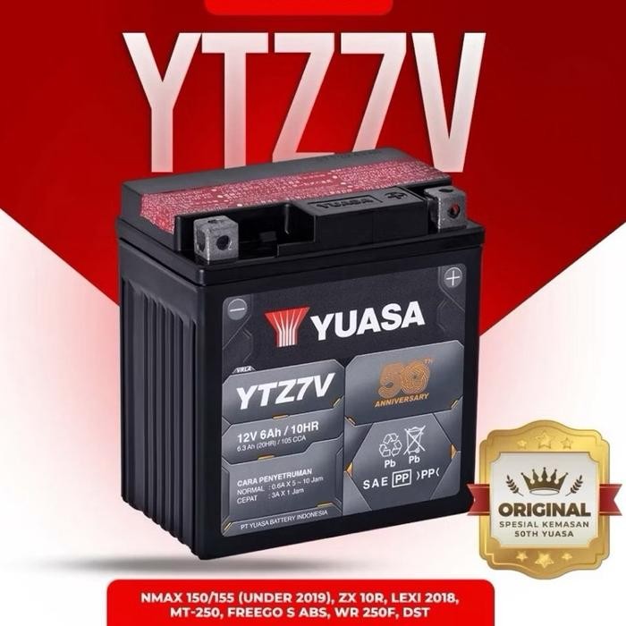 Aki Yuasa Ytz7V (Aki Motor Nmax)