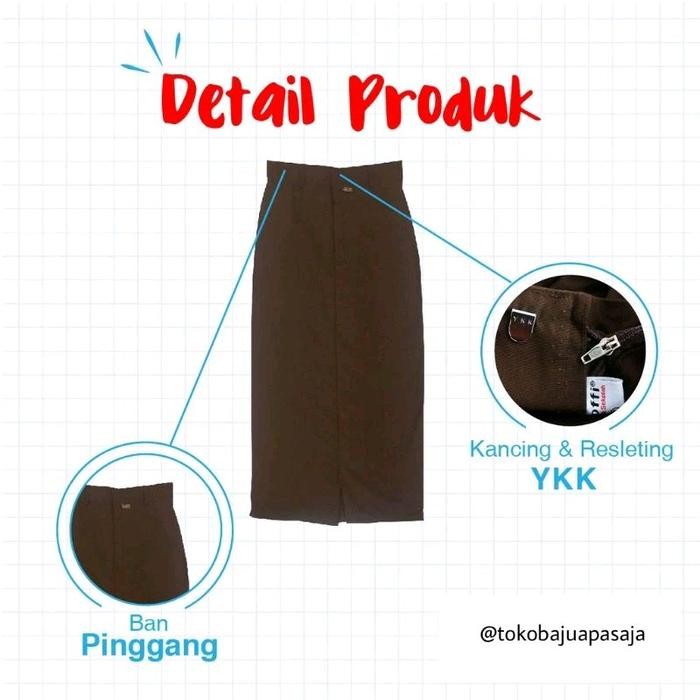 Seragam Rok Pramuka Span Meksi A Rok Span Pramuka Sd Smp Sma Rok Pramuka Span Belah Satu