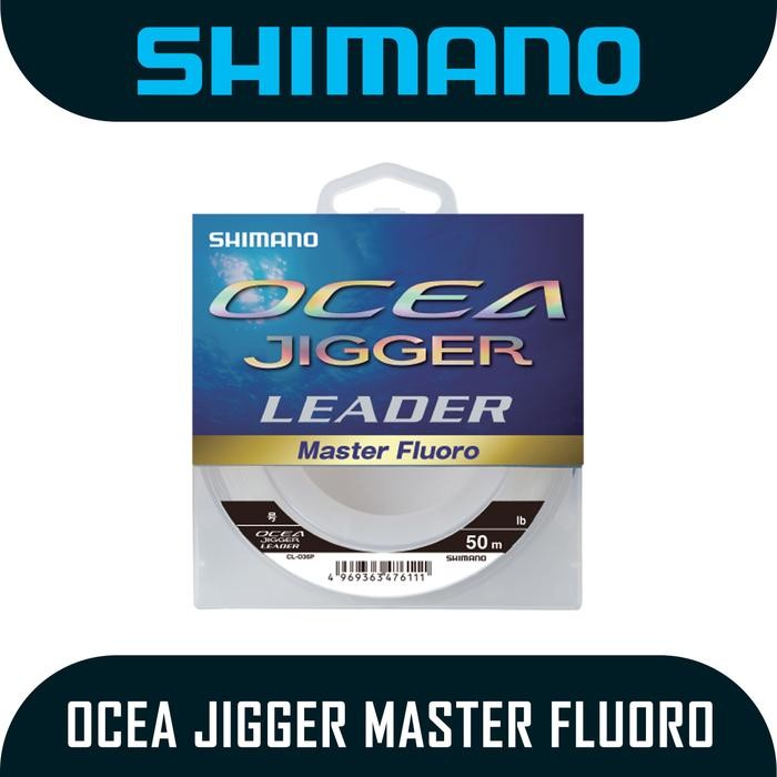 Senar Pancing Leader Merk Shimano Ocea Jigger Master Fluoro 50m
