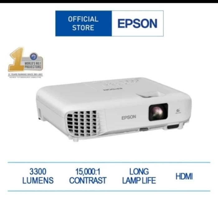 Terbaru Projector Epson Eb-E500 Xga 3300 Ansilumens