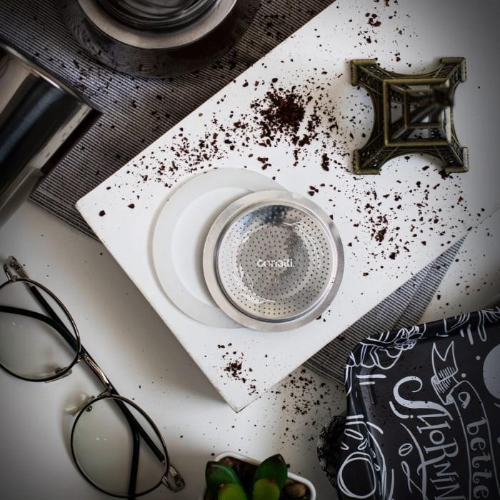 AccKitchen- Conalli Gasket Mokapot 6 Cup Filter Gasket Spare part Seal Moka Pot