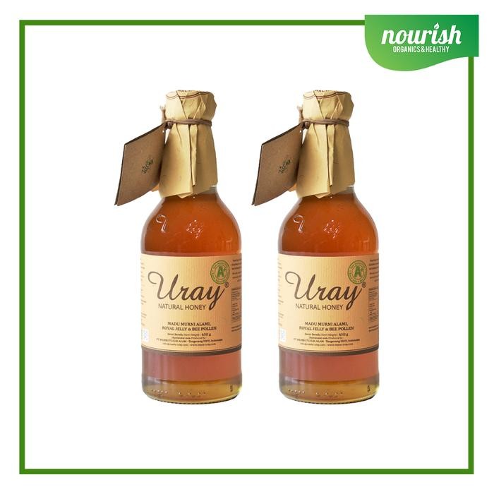 

Twin Pack Madu Uray / Madu Lebah Hutan / Raw Natural Honey 450Gr X 2Pc