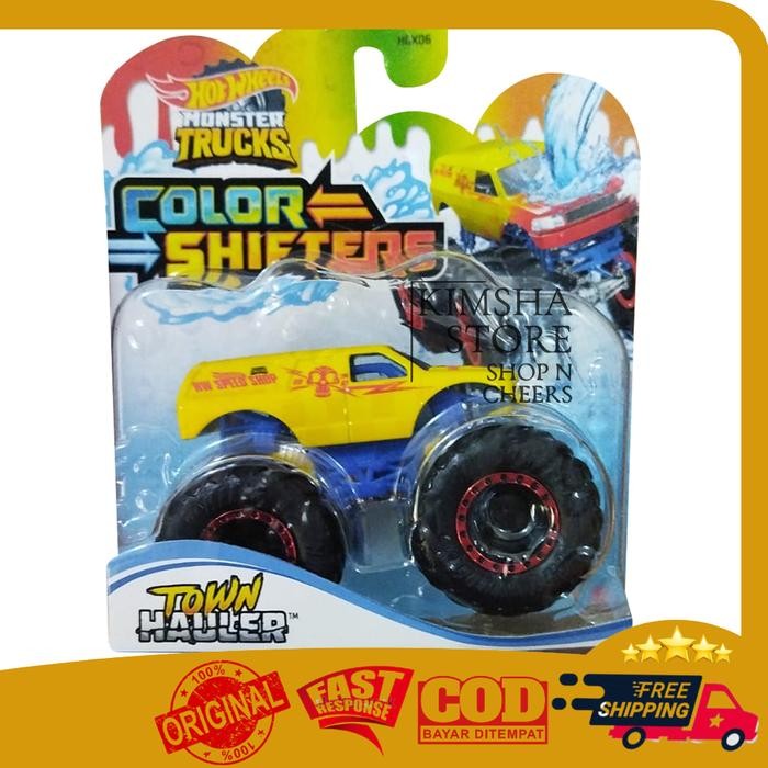 HOT WHEELS MONSTER TRUCKS COLOR SHIFTERS MOBIL TRUK BERUBAH WARNA ORI