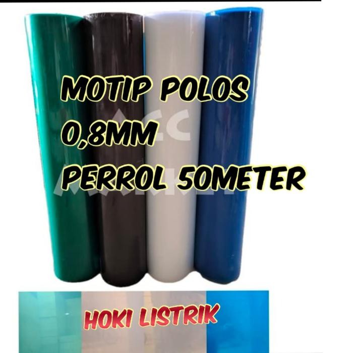 FIBER PENUTUP PAGAR POLOS / PLASTIK PAGAR 0,8MM TINGGI 1M (50METER)