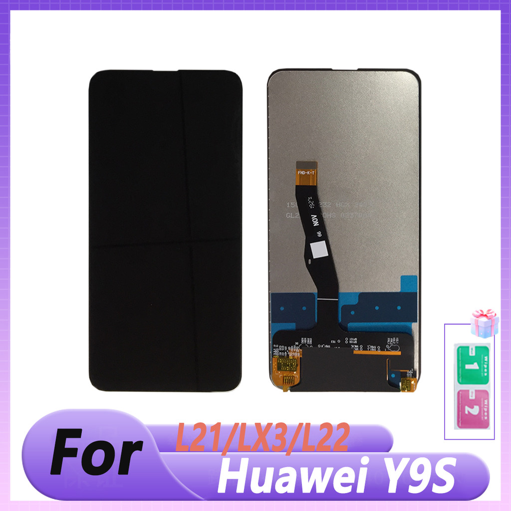 A+++ For Huawei Y9S Lcd Display Touch Screen Digitizer For L21 Lx3 L22 Lcd Assembly Replacement Lcd