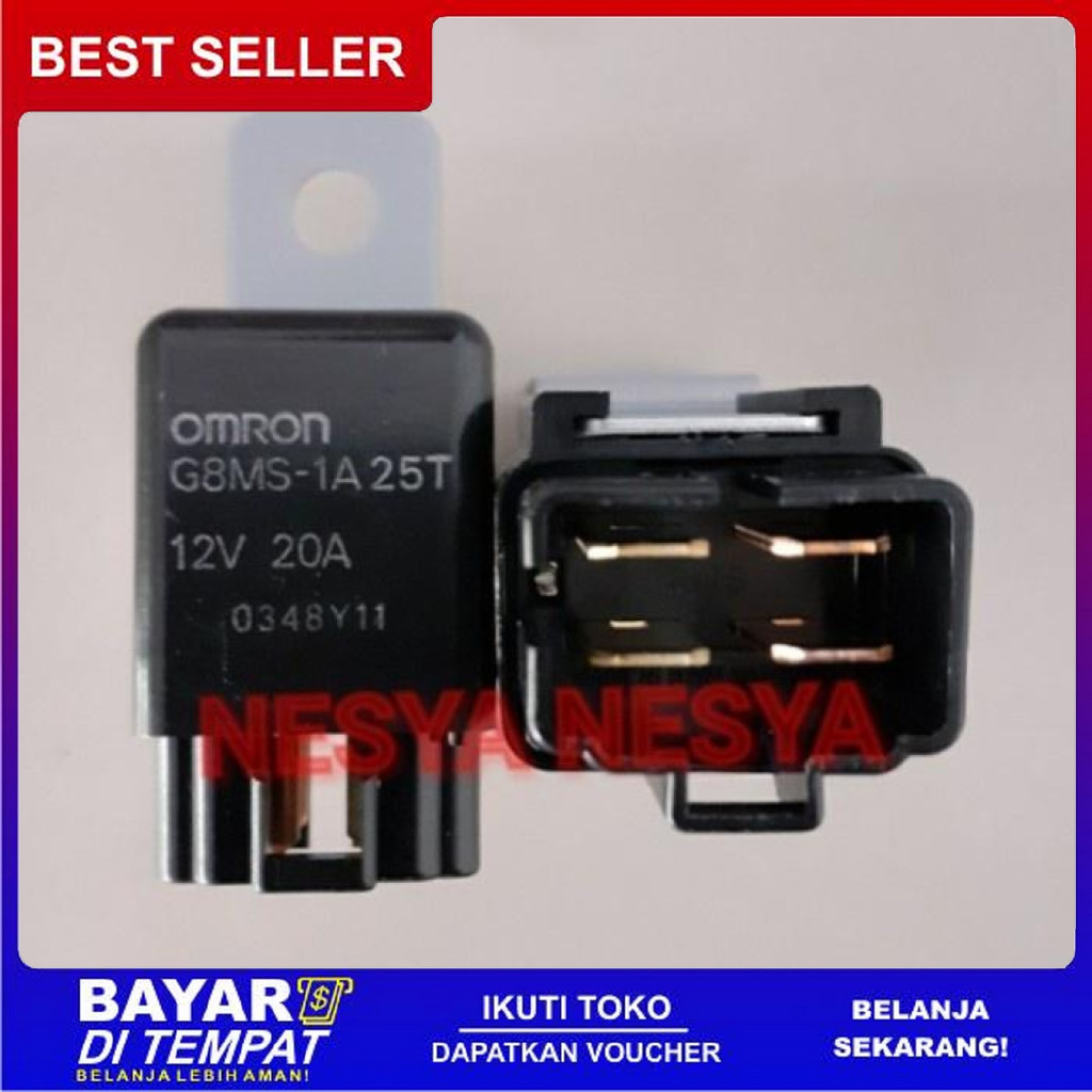 FREE ONGKIR RELAY RELLAY RILEY RILEI RELLEY RELEY KAKI 4 K4 UNTUK AC MOBIL HONDA BISA COD