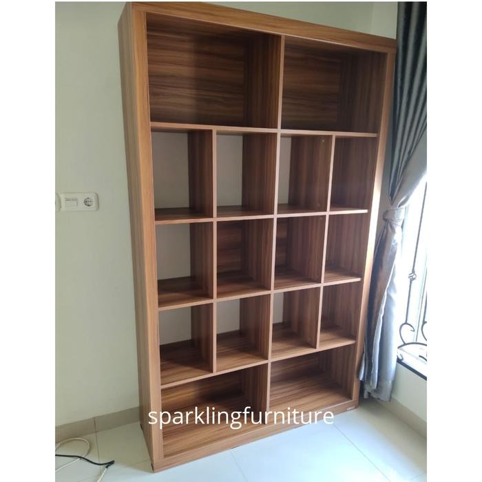 RAK BUKU PENYEKAT RUANGAN DEVIDER TERBUKA MINIMALIS DC 1512 MEDAN