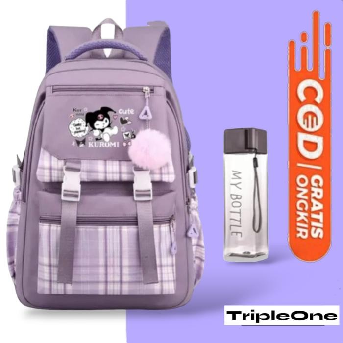 Tas KUROMI Ransel Anak Perempuan SD SMP Remaja Kualitas Premium