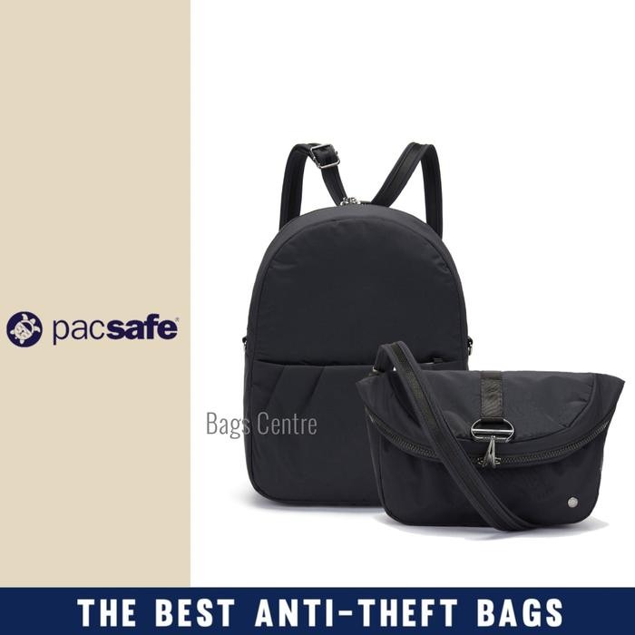 BEST SELLER Pacsafe Citysafe CX Crossbody Two bags Konvertibel anti theft - Black