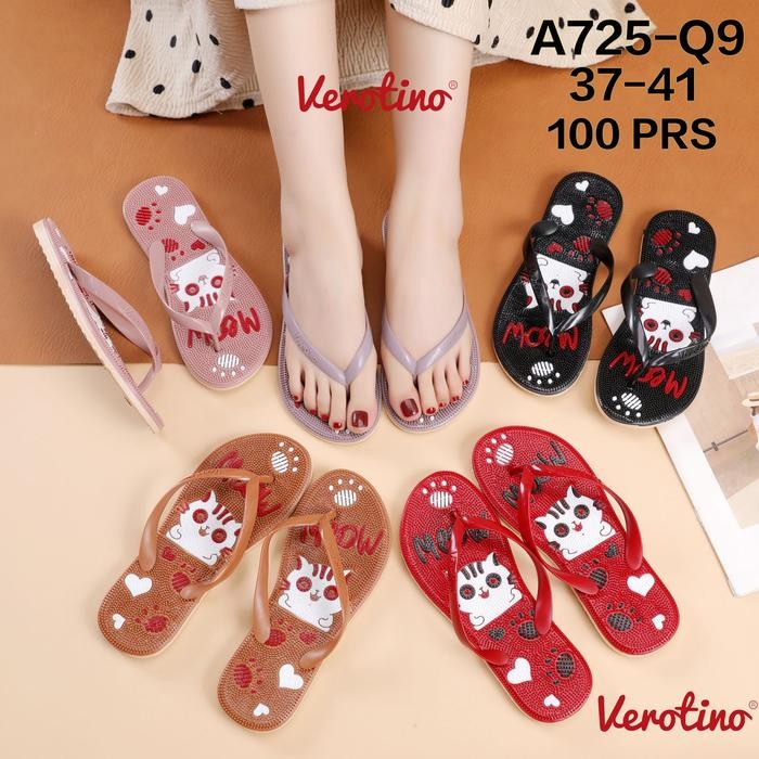 BEST SELLER SANDAL JEPIT WANITA REFLEXI REMATIK VEROTINO A725-Q9/Sandal Jepit / Sendal Jepit Wanita