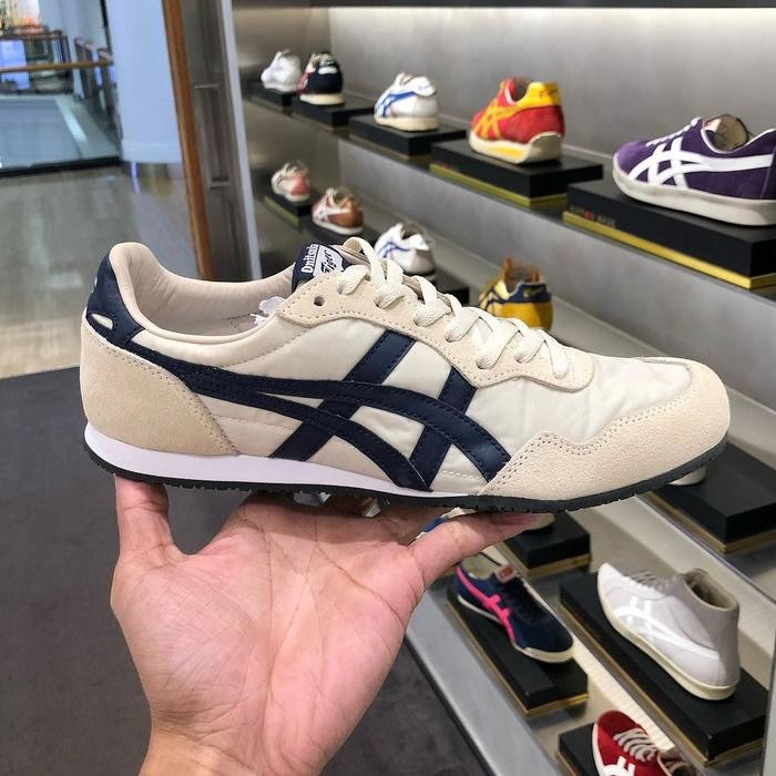 BEST SELLER Onitsuka Tiger Serrano Birch Peacoat Original Authentic