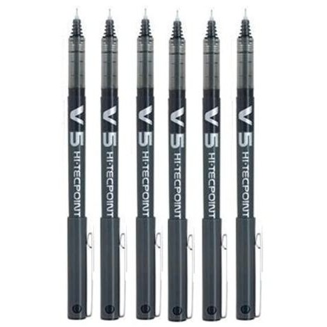 

Pilot Bx V5 Black Hi-Tecpoint Extra Fine Rollerball Pen 0.5Mm (1Pcs)