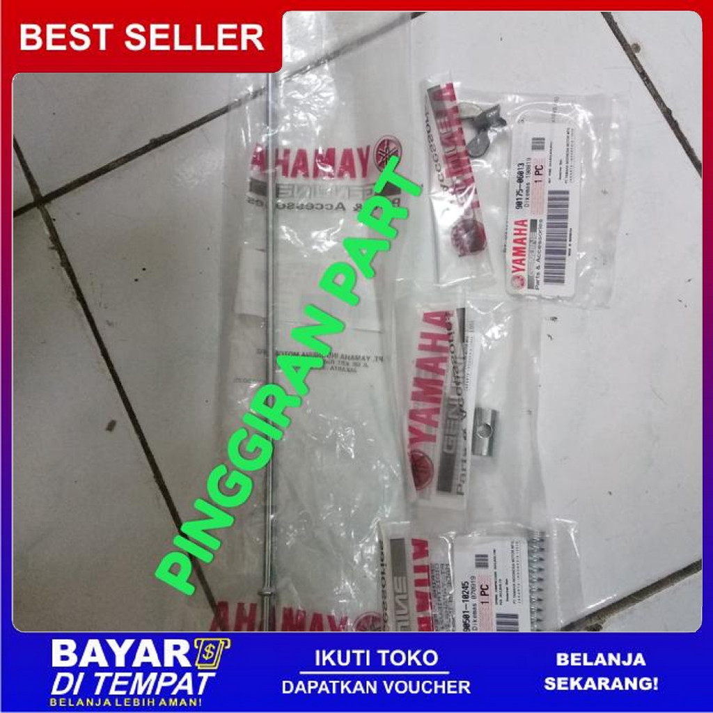 FREE ONGKIR TIANG KAWAT REM BELAKANG JUPITER MX OLD KOMPLIT ORIGINAL BISA COD