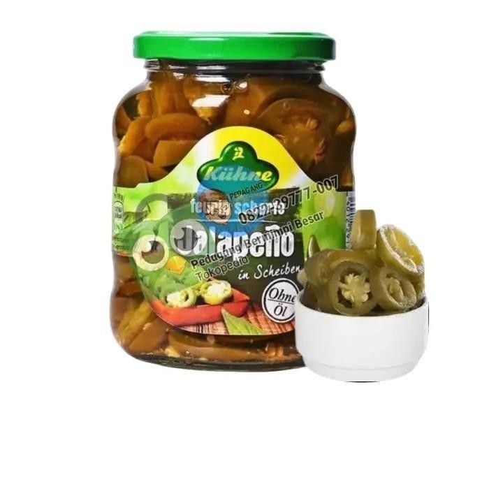 

Kuhne Jalapeno Peppers 375ml Cabe Jalapeno Acar Jalapeno