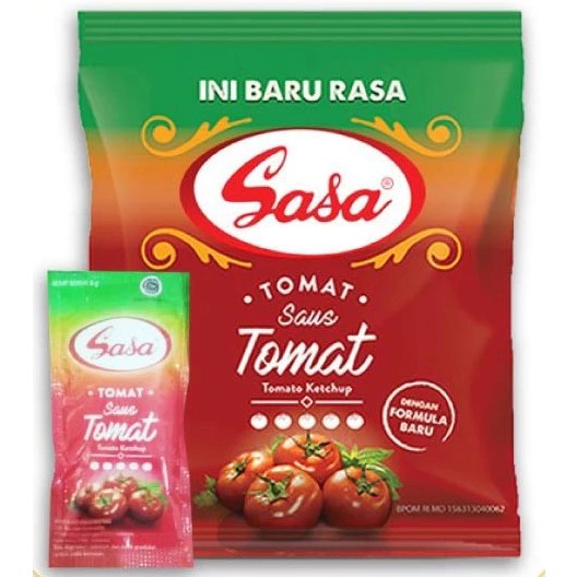 

sasa tomat sachet Saus Tomat Sasa Sachet 48x8g Citarasa Terbaik