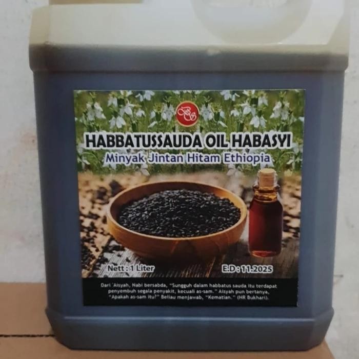 TOP" MINYAK JINTAN HITAM HABBATUSSAUDA OIL CURAH 1LITER