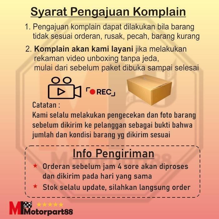 KAMPAS REM TROMOL BELAKANG BREAK SHOE KARISMA SUPRA X 125 FIT NEW KNZ