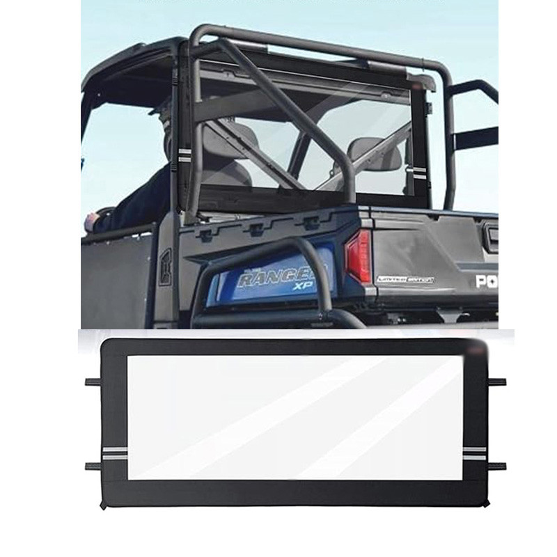 For Polaris Ranger XP 1000 900/Crew 2017-2023 PVC High Lifter Edition NorthStar Edition Rear Window 