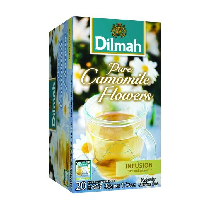 

Cuci Gudang Dilmah Pure Camomile Flowers 30Gr / Teh Celup 30 Gram