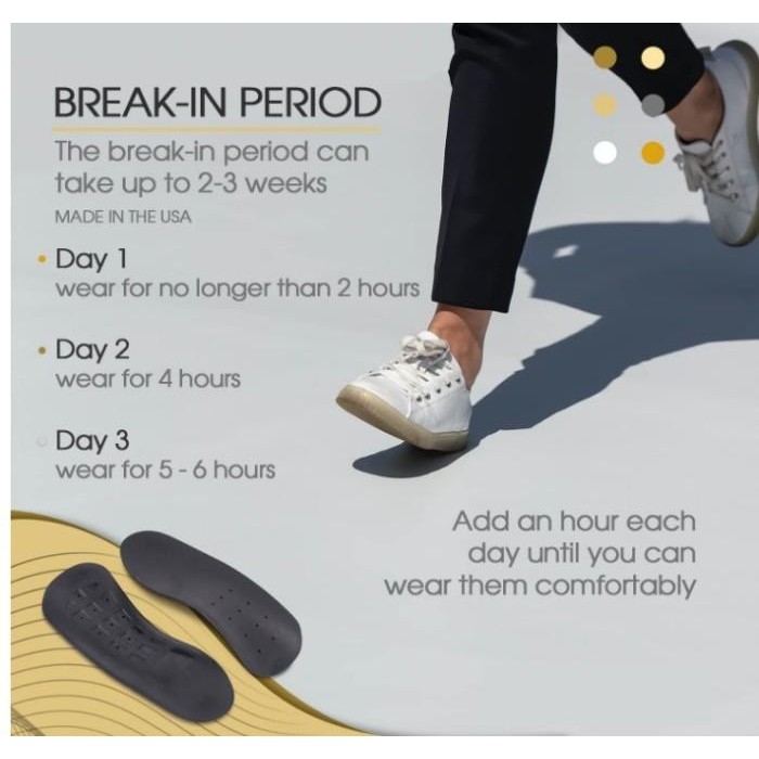 Insole Ortopedi Flat Foot / Orthotics Arch Support Alas Sol Kaki Datar Kode 834