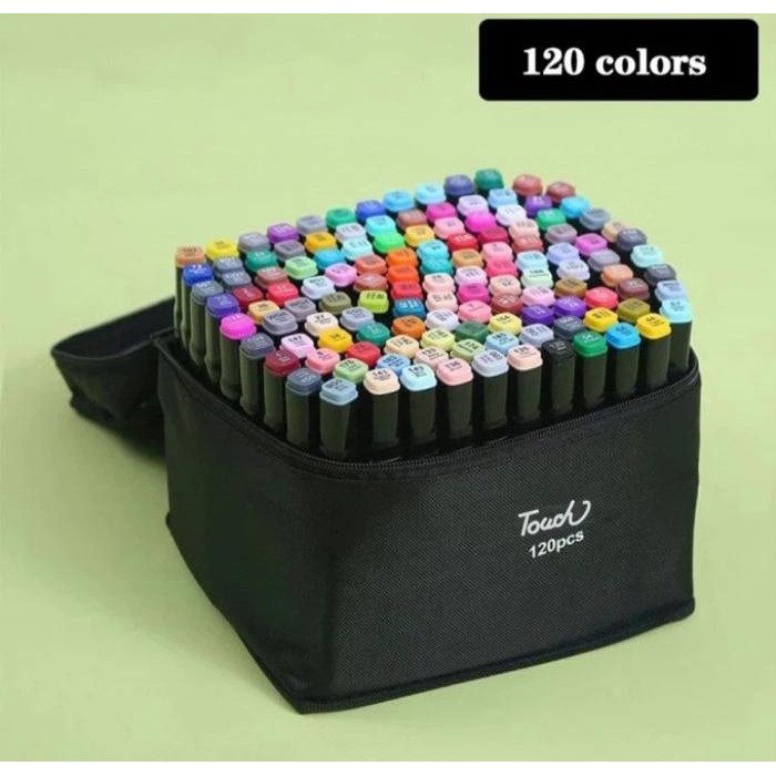 

SPIDOL SKETSA MARKER 80/120 WARNA / TOUCH SKETCH MARKER COPIC - 8120 PCS COLOR