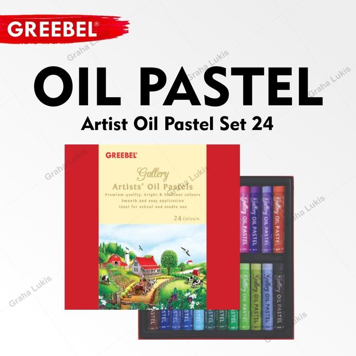 

GREEBEL Artist's Oil Pastel / Krayon Set 24