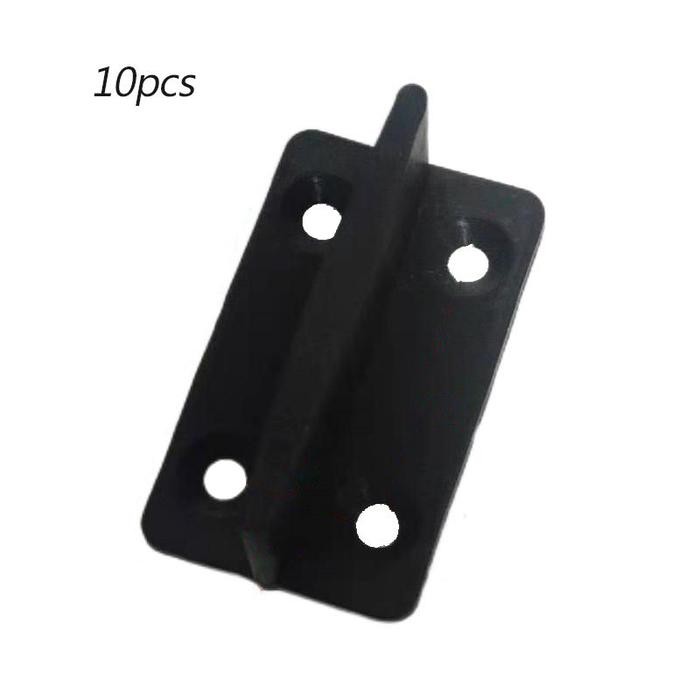 Isi 10pcs Roda Bawah Pintu Sliding T Lantai Penahan Pintu Bawah Geser Penahan Pintu Sliding Door