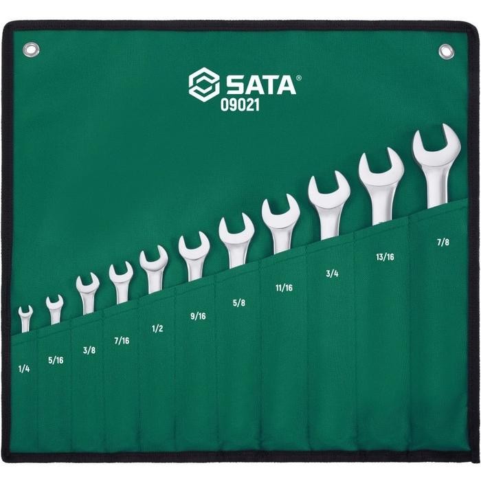 Kunci Ring Pas INCH Set 11 Pcs SAE Combination Wrench set 09021 SATA