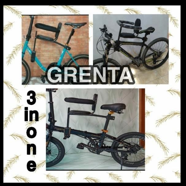 boncengan sepeda lipat depan / boncengan depan sepeda lipat